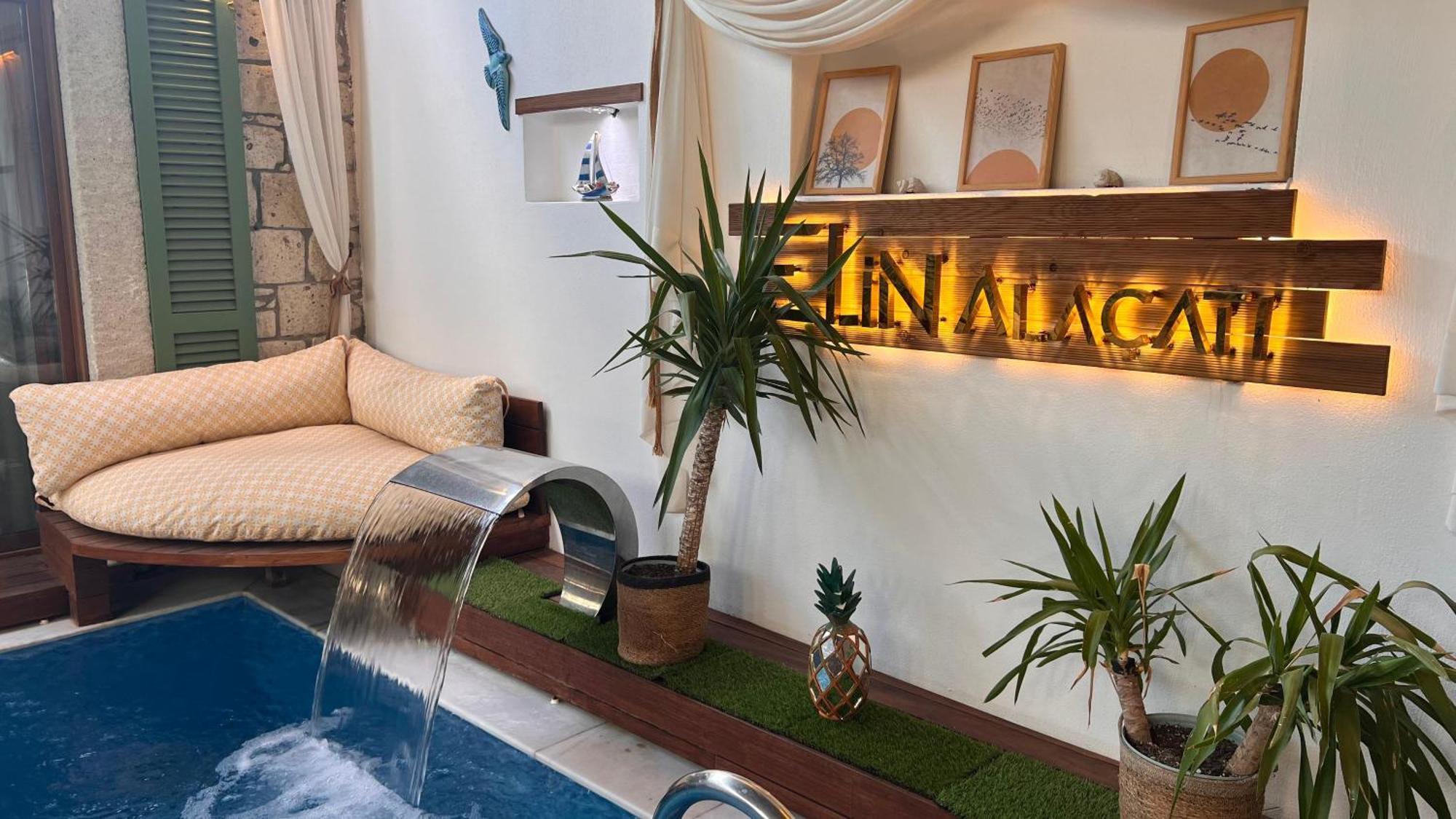 Elin Otel Alacati Çeşme Exteriör bild